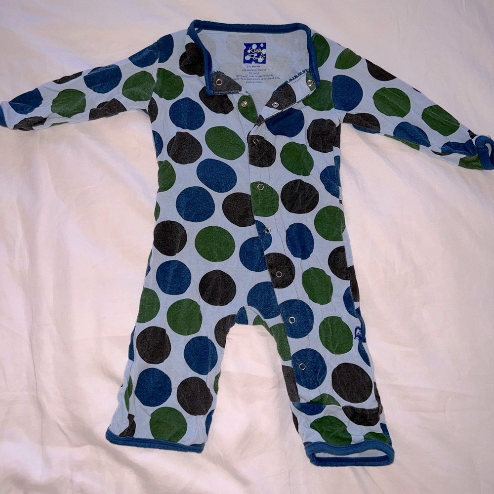 Kickee Pants Bamboo Romper 3-6M